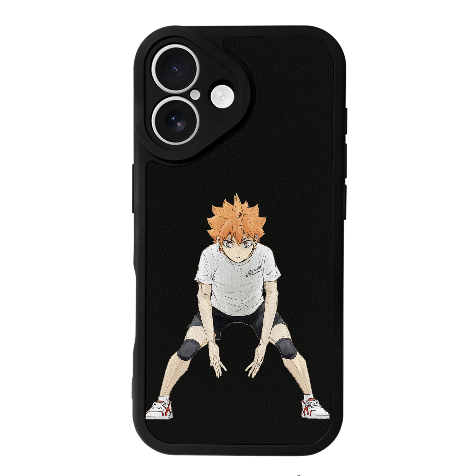 （画像用） ハイキュー!! Haikyu!! 【iPhone 16シリーズ対応】シリコンスマホケース（レザー調） 材質：シリコン